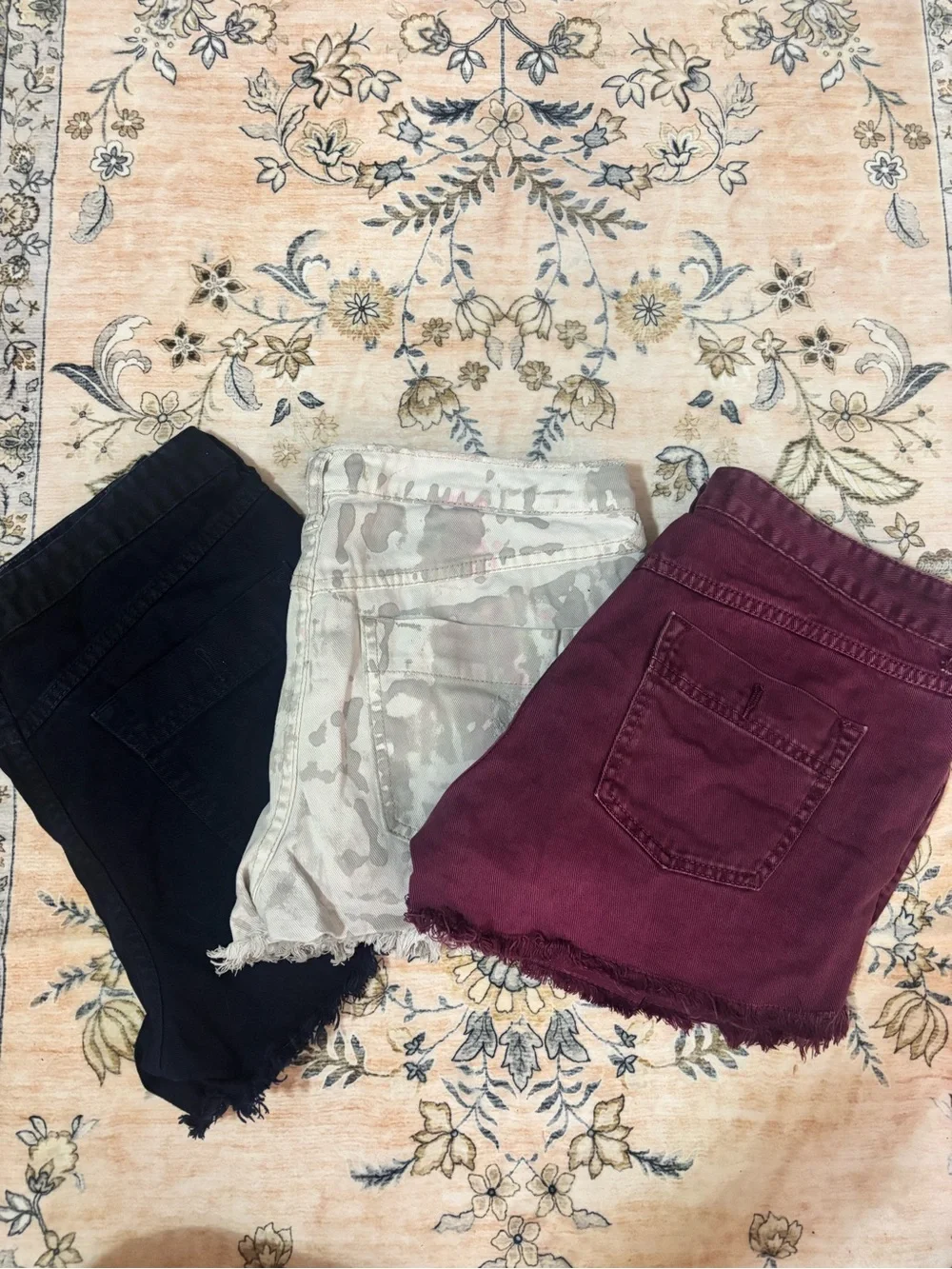 Free People denim short bundle